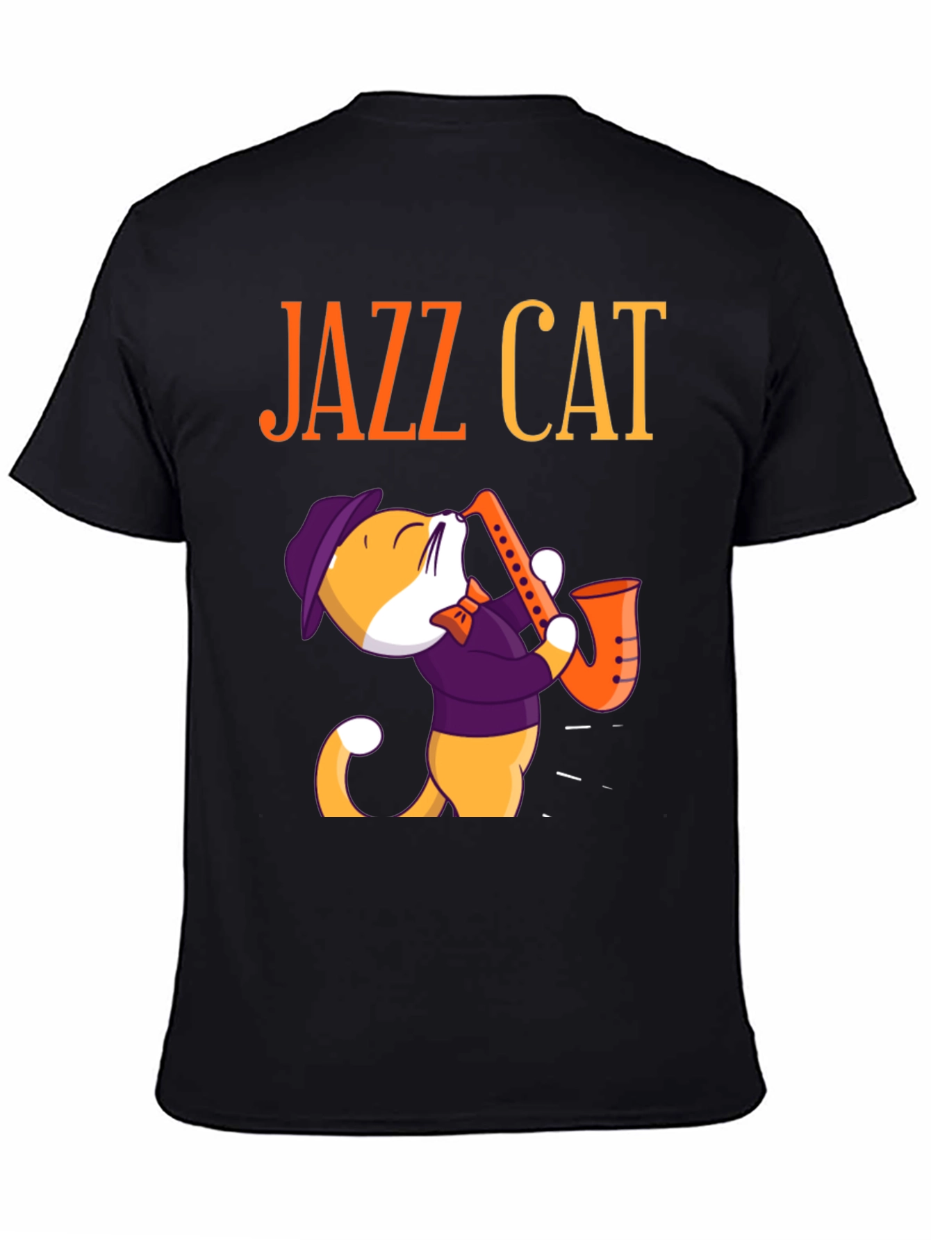 Jazz Cat Graphic T-Shirt
