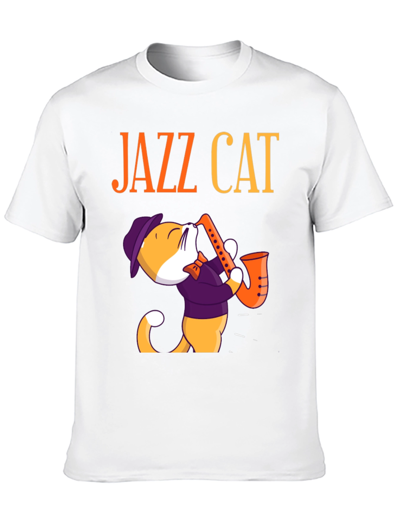 Jazz Cat Graphic T-Shirt