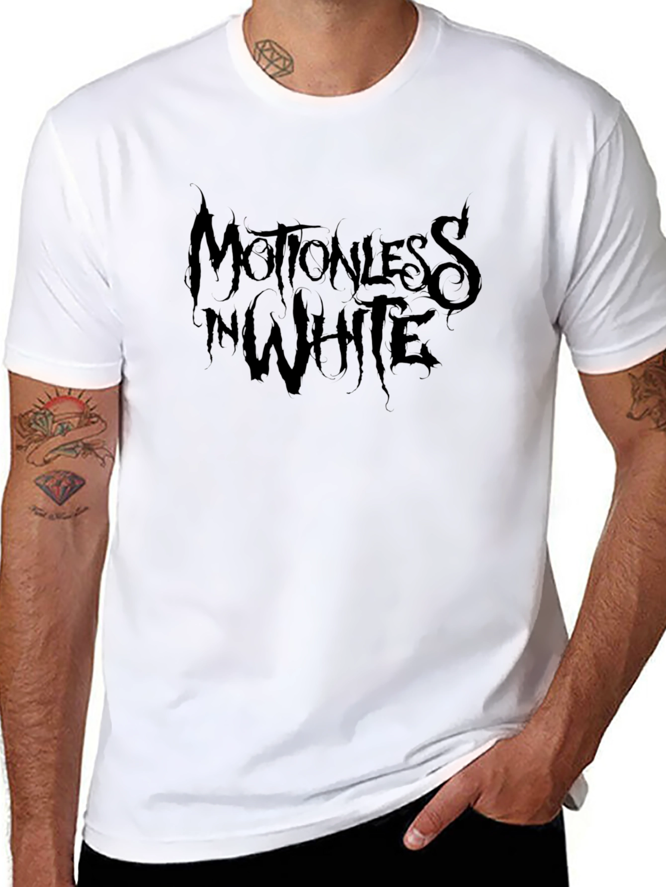 Motionless In White Band T-Shirt Black