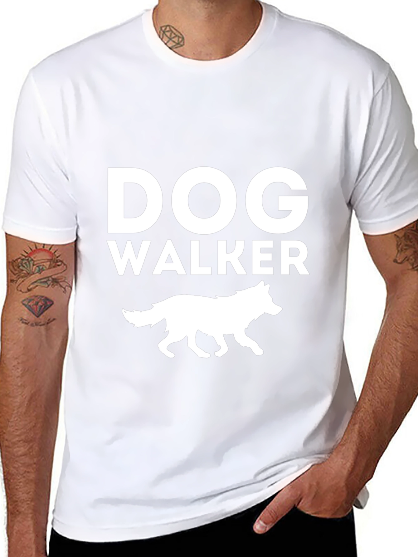 Dog Walker Graphic T-Shirt