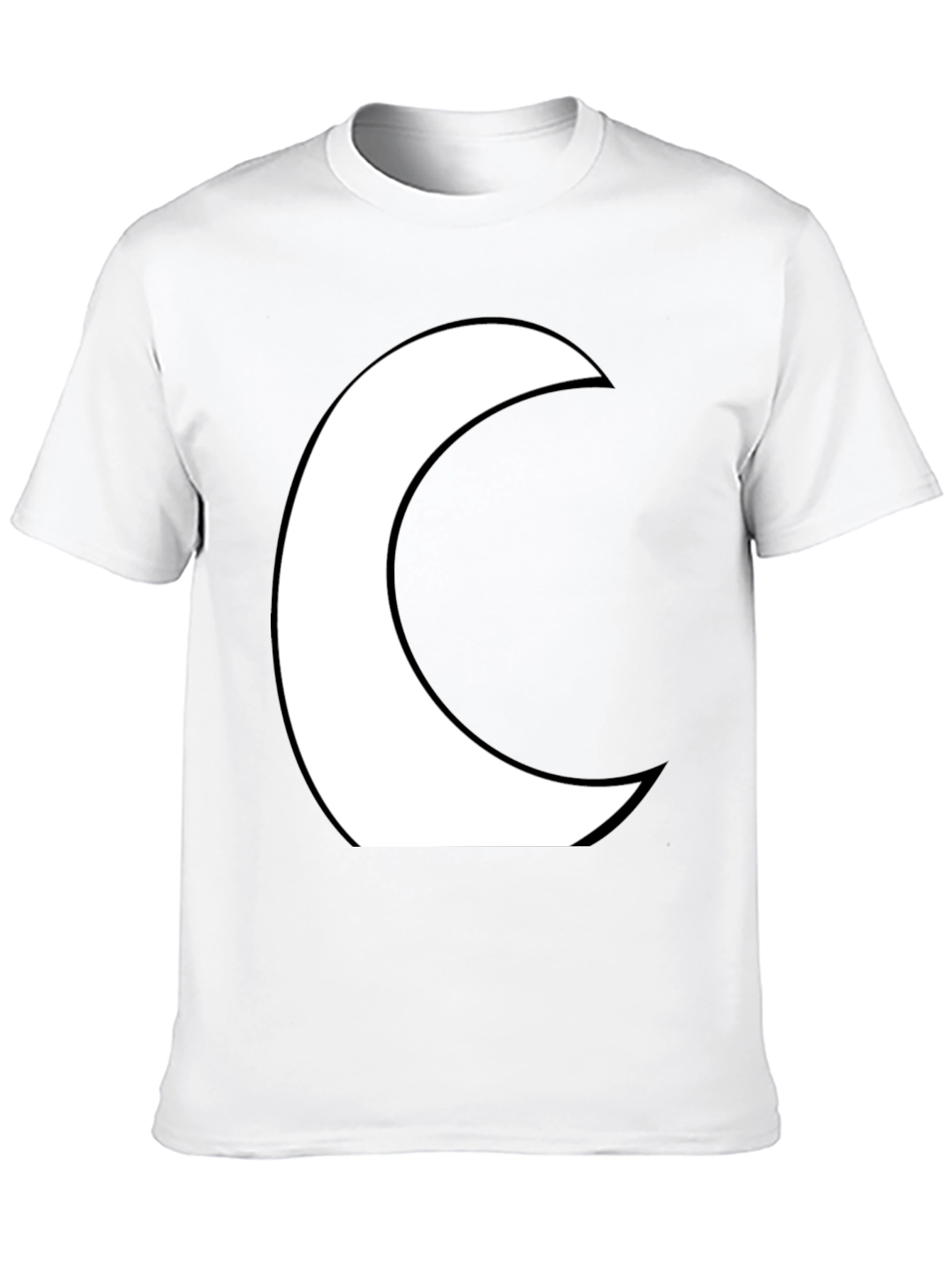 Moon Crescent Black Graphic Tee