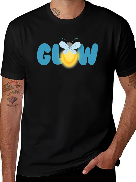 Glow Firefly Graphic Tee - Black