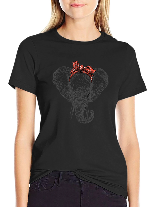 Elephant Headband Graphic Tee