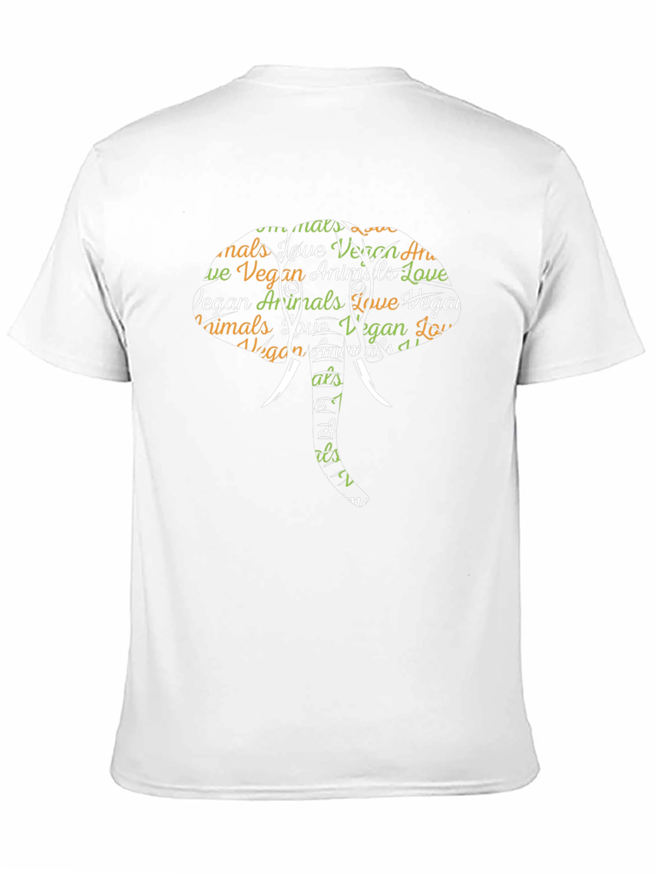 Vegan Elephant T-Shirt - Animals Love Vegan