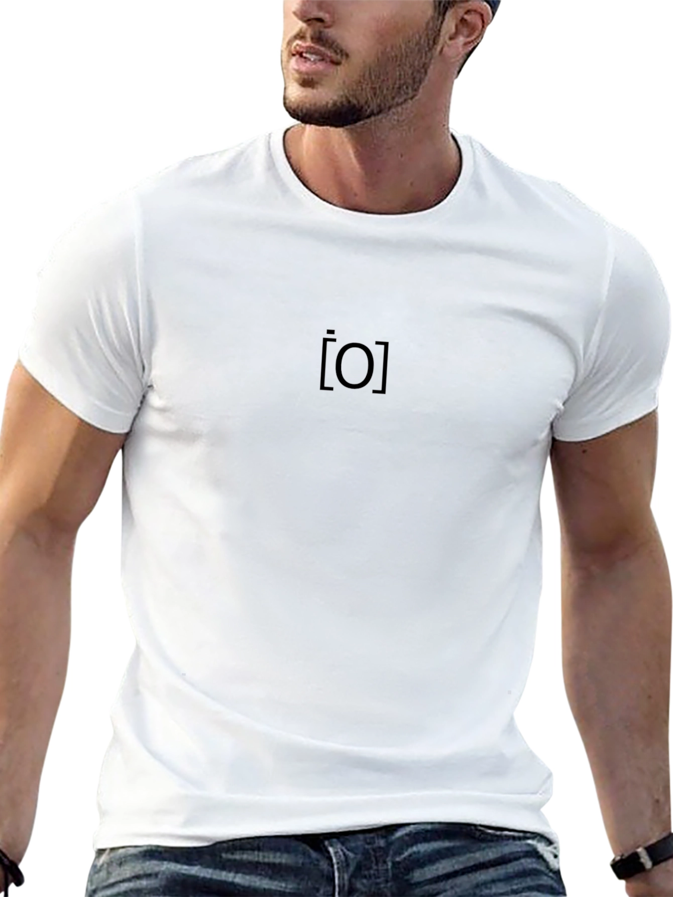 Minimalist Black T-Shirt - O Design