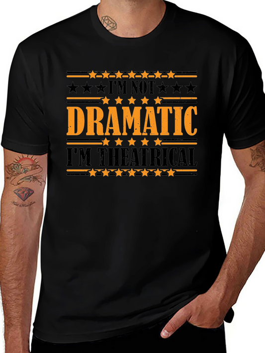 Dramatic Theatrical Graphic T-Shirt