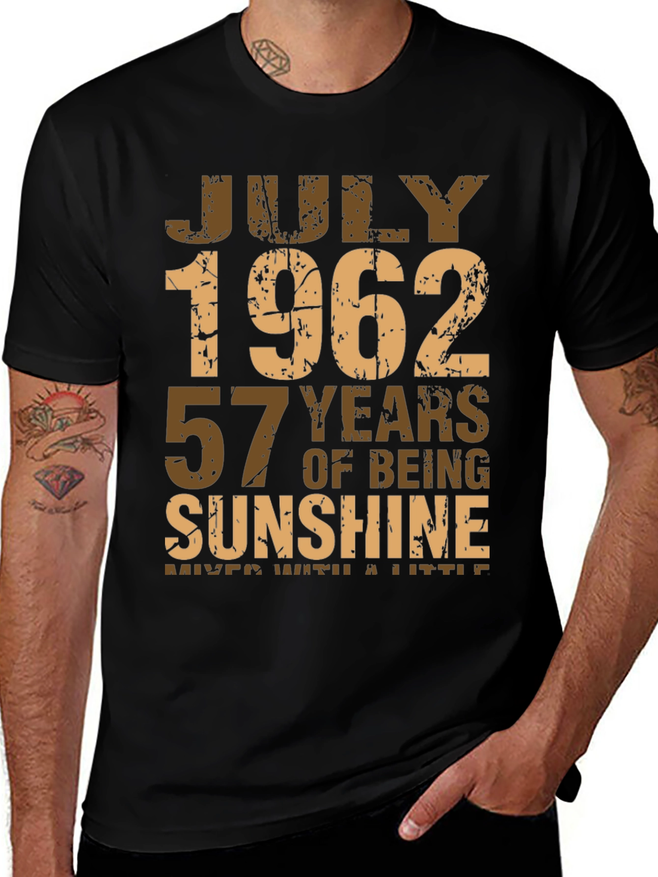 July 1962 Sunshine Birthday T-Shirt