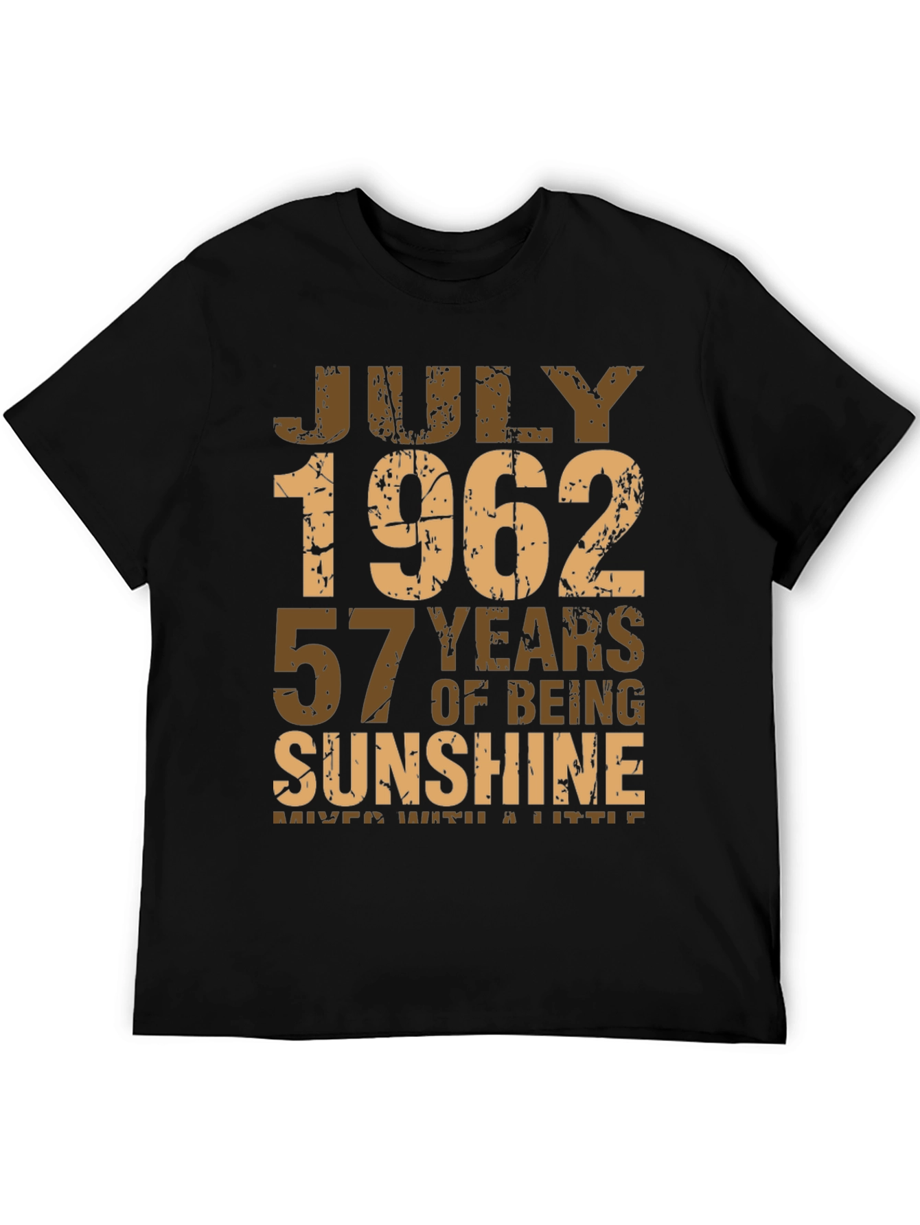 July 1962 Sunshine Birthday T-Shirt