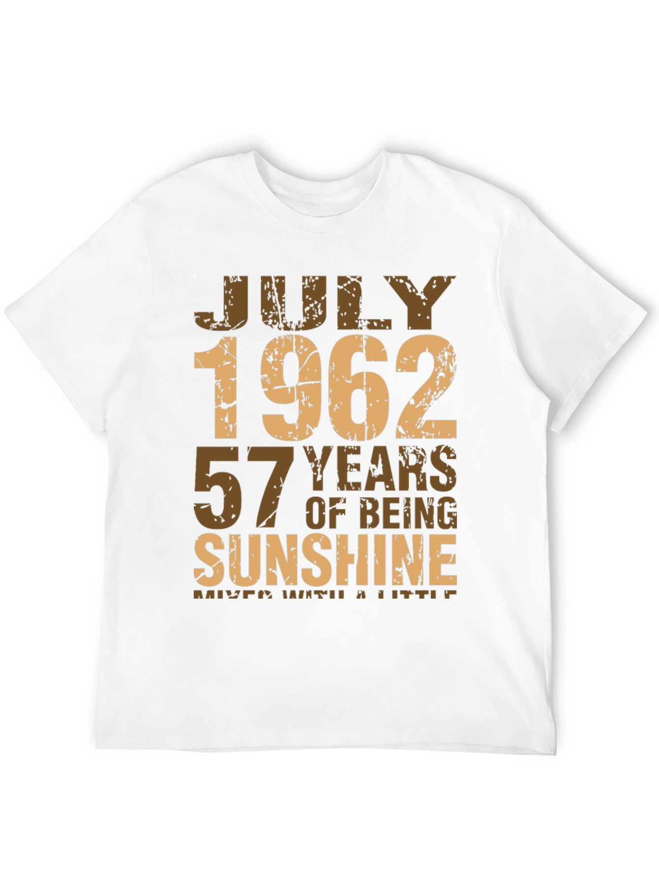 July 1962 Sunshine Birthday T-Shirt