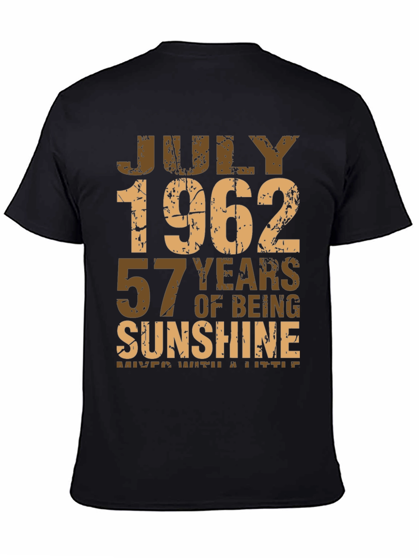 July 1962 Sunshine Birthday T-Shirt