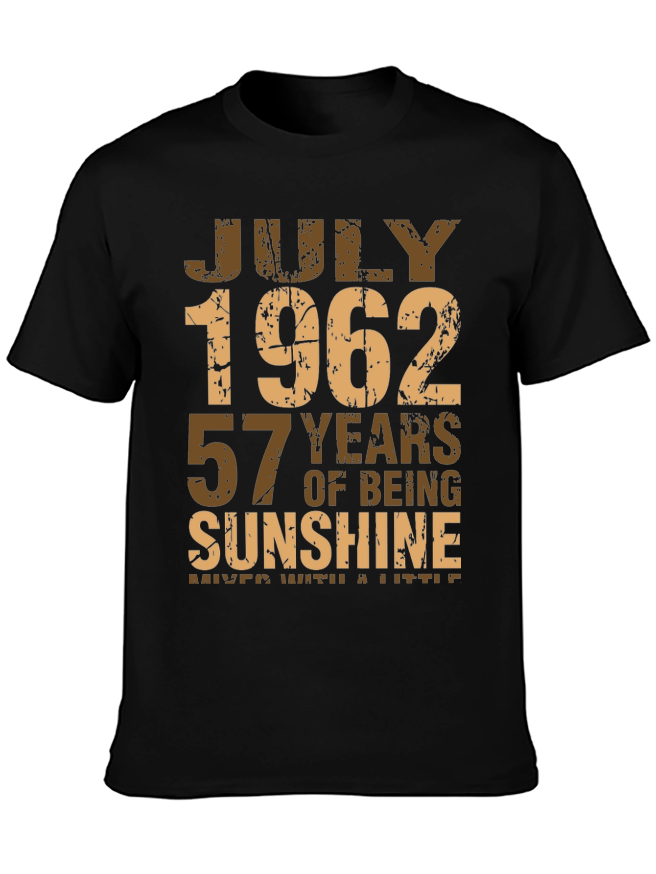 July 1962 Sunshine Birthday T-Shirt