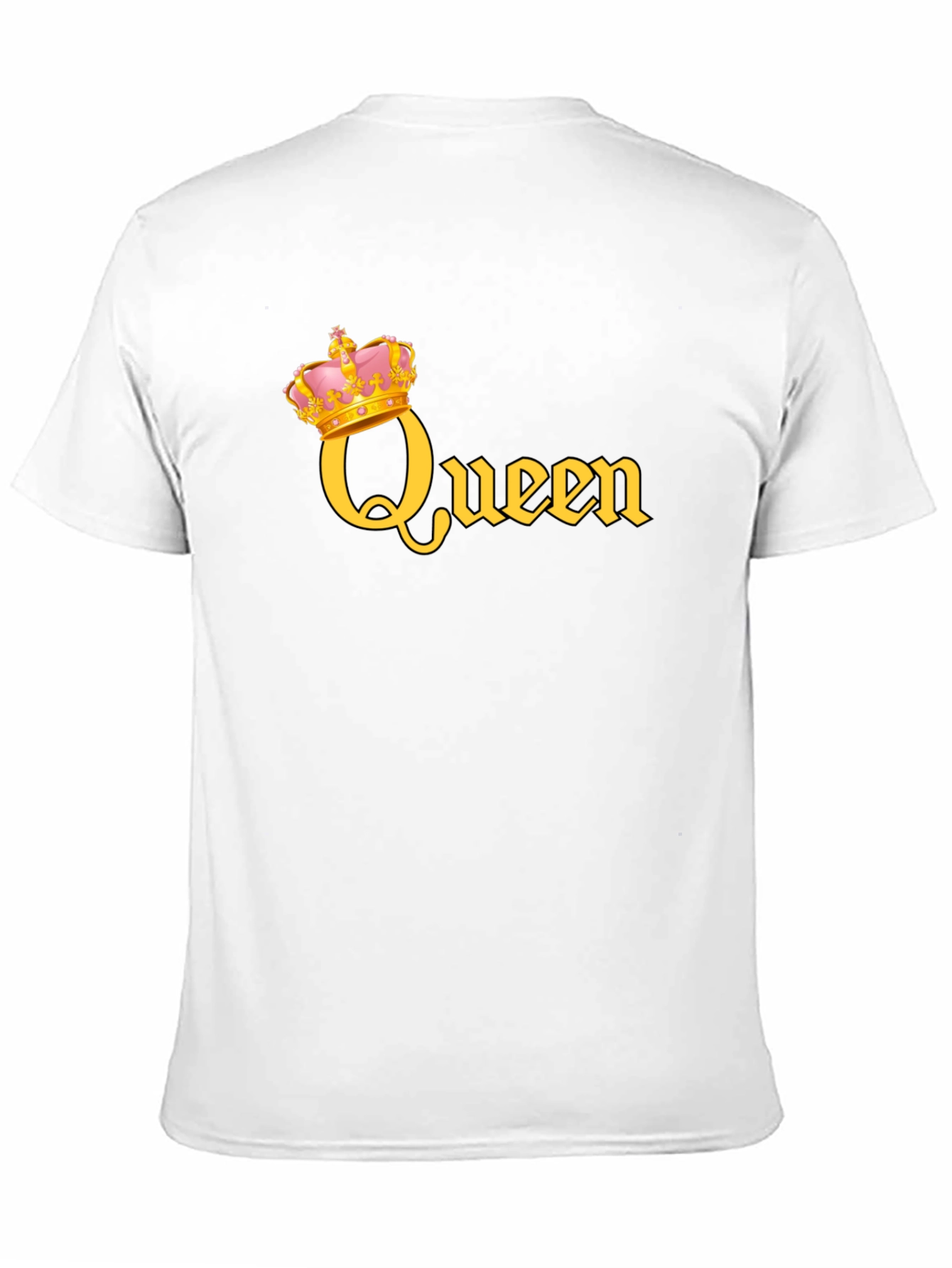 Queen Crown Graphic T-Shirt - Black