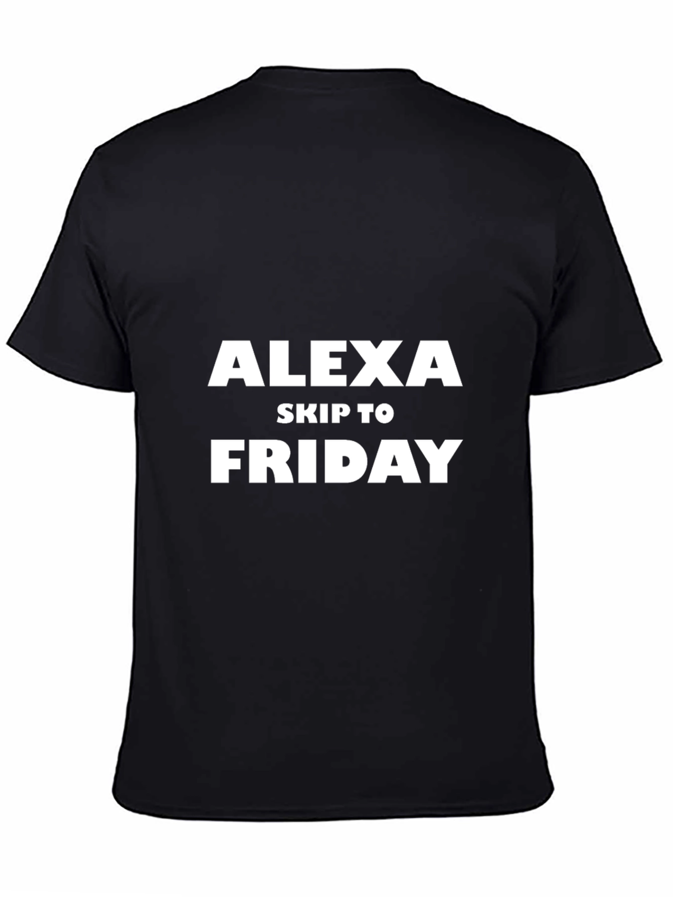 Alexa Skip to Friday Black T-Shirt