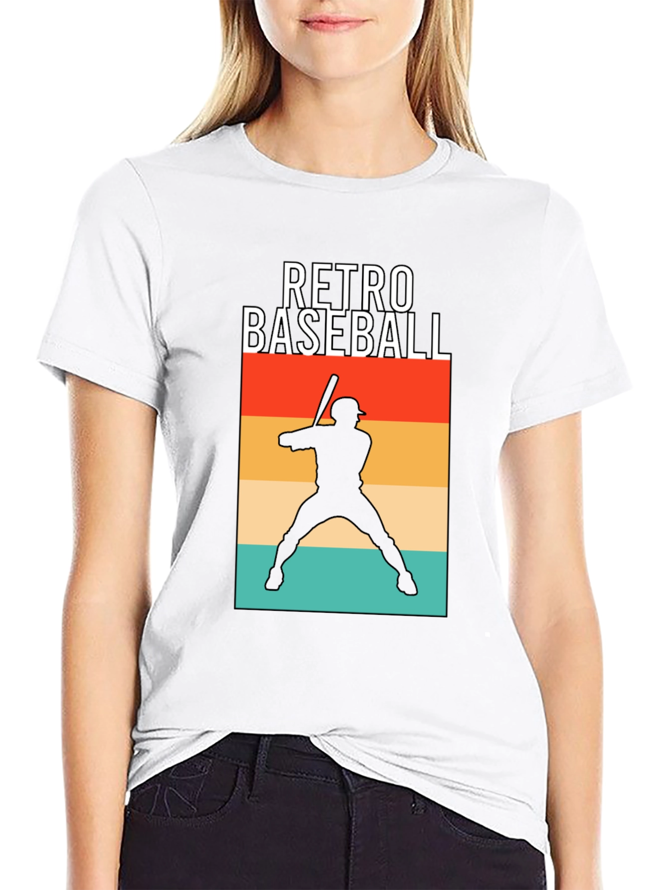 Retro Baseball Graphic T-Shirt