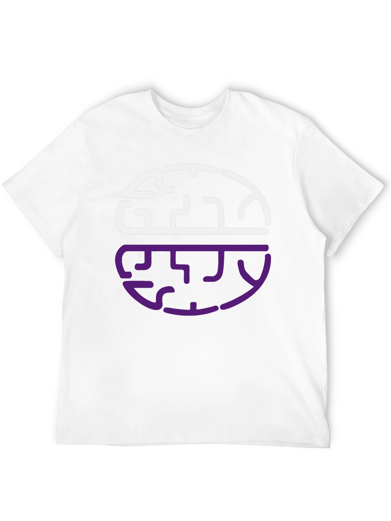 Brain Tease Graphic Tee - Black Cotton Blend Shirt