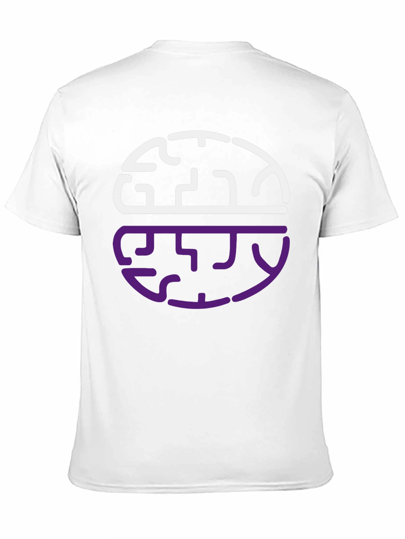 Brain Tease Graphic Tee - Black Cotton Blend Shirt