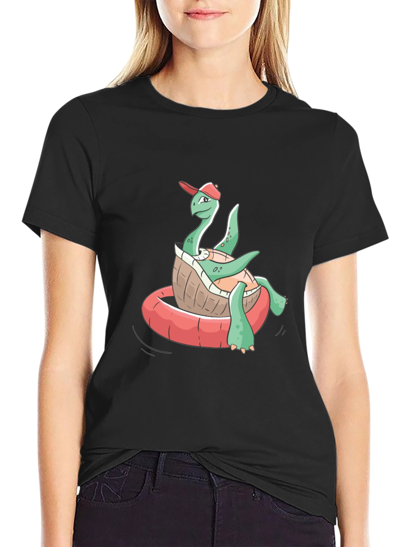 Cool Turtle in Float T-Shirt