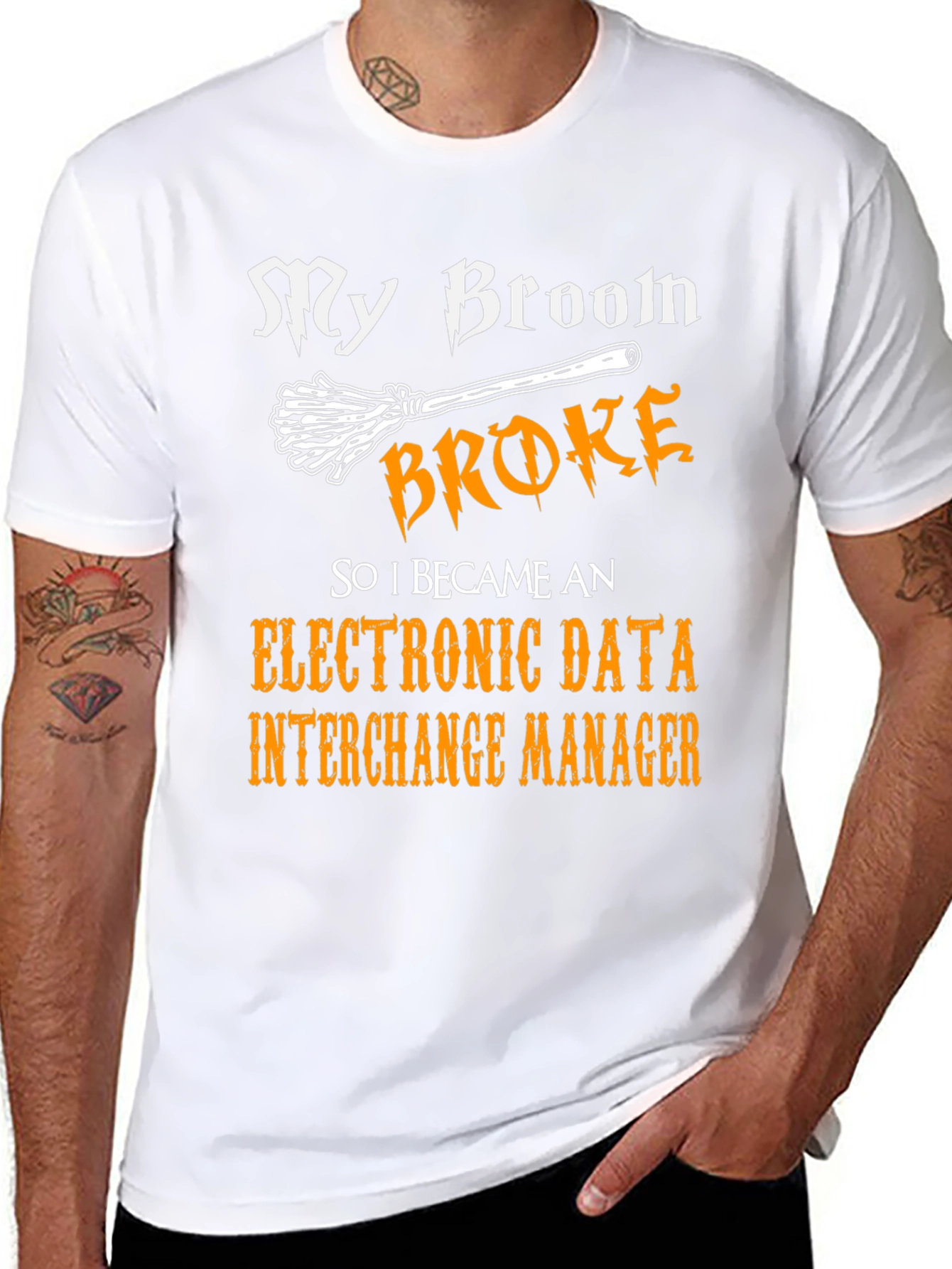 Broke Broom EDI Manager Tee