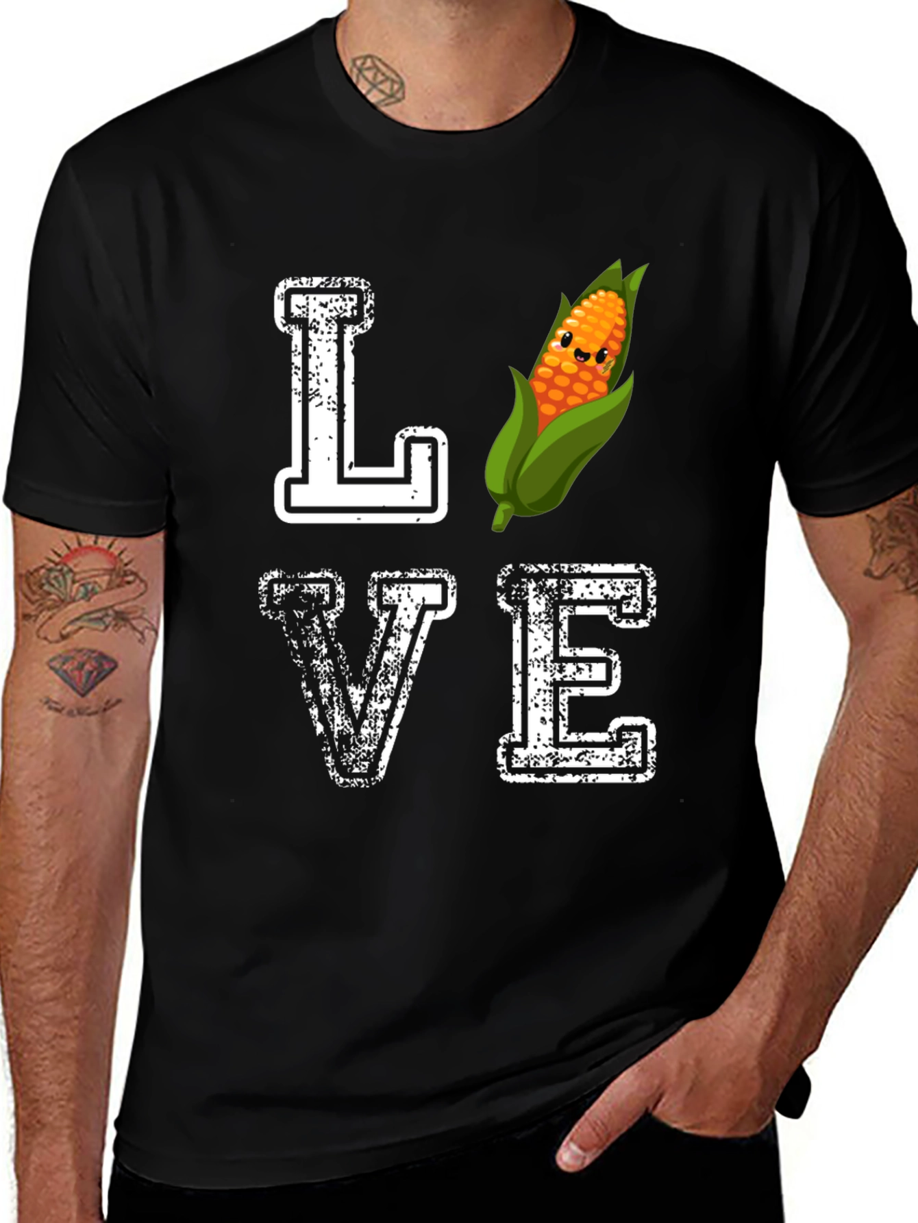 Love Corn Graphic T-Shirt