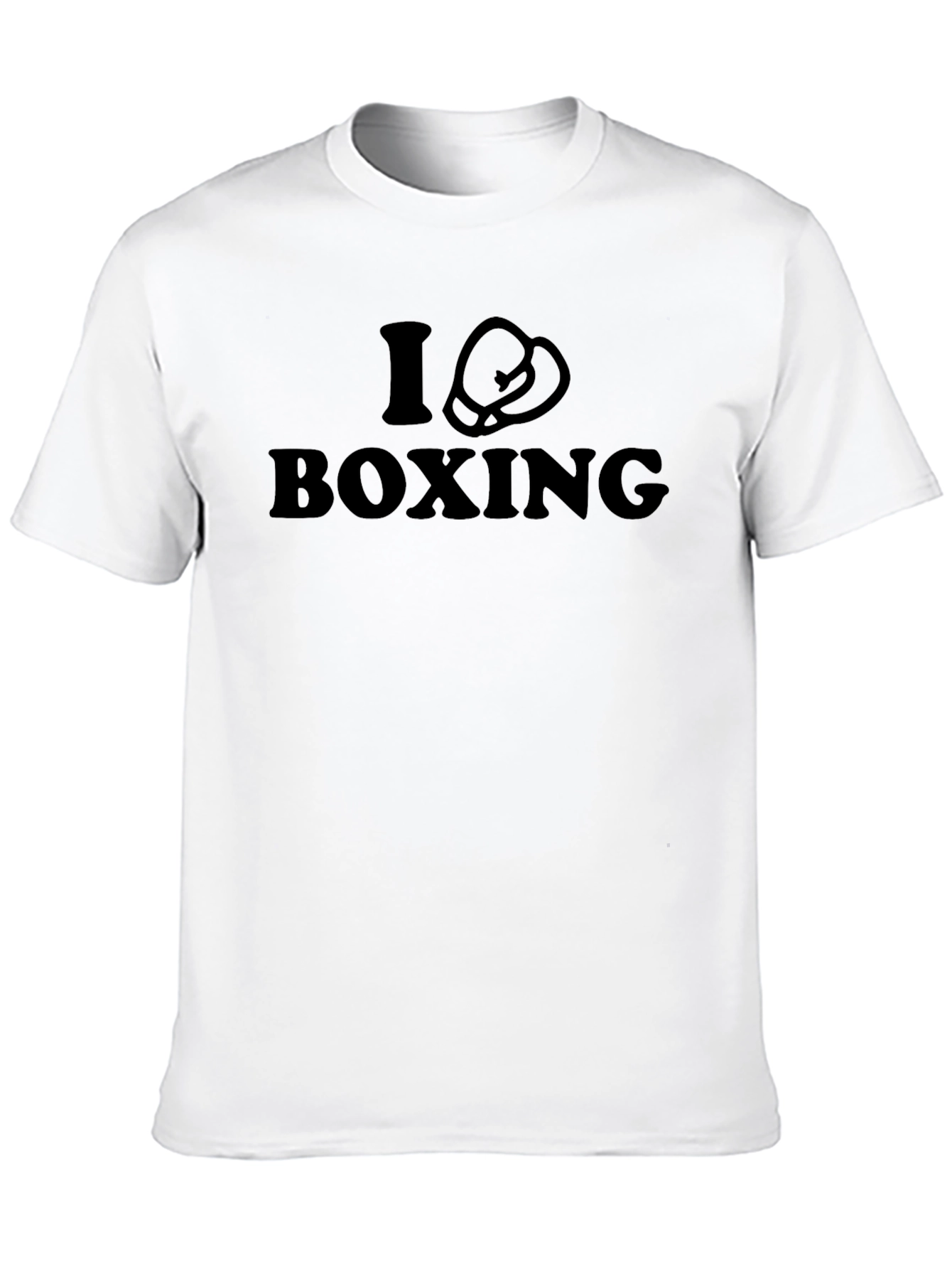 I Love Boxing Black T-Shirt