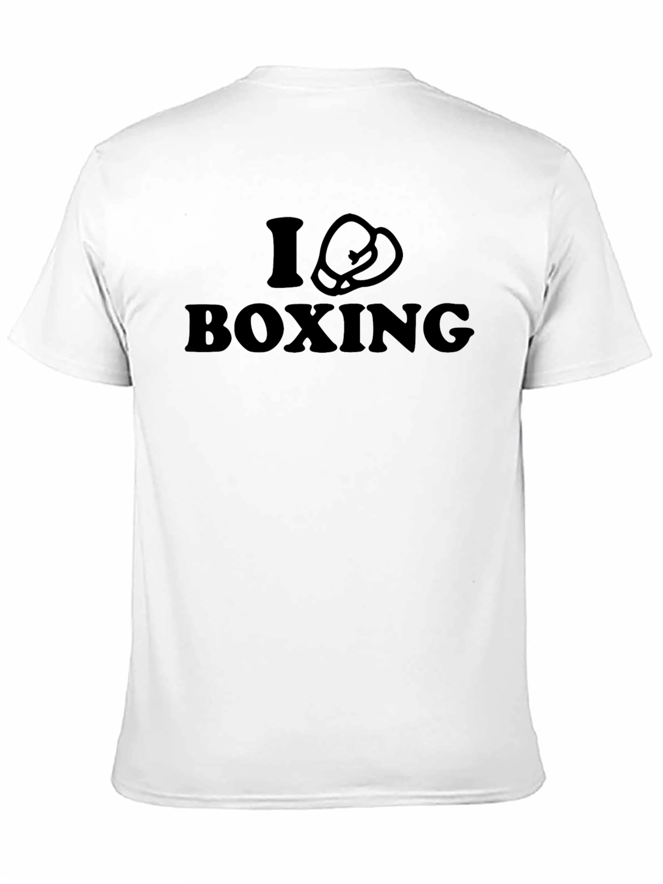 I Love Boxing Black T-Shirt