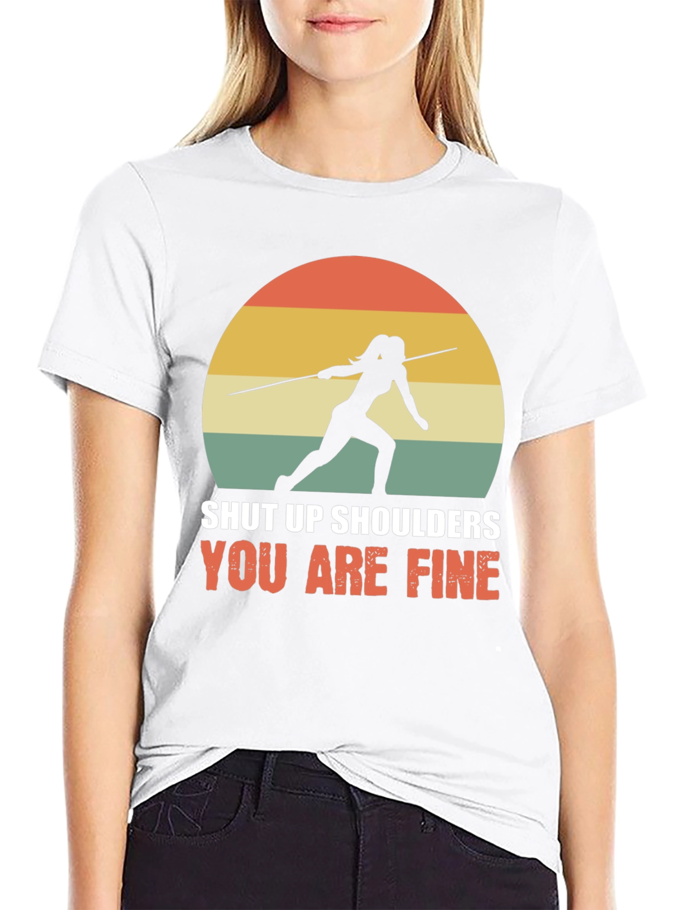 Shut Up Shoulders Javelin Thrower T-Shirt