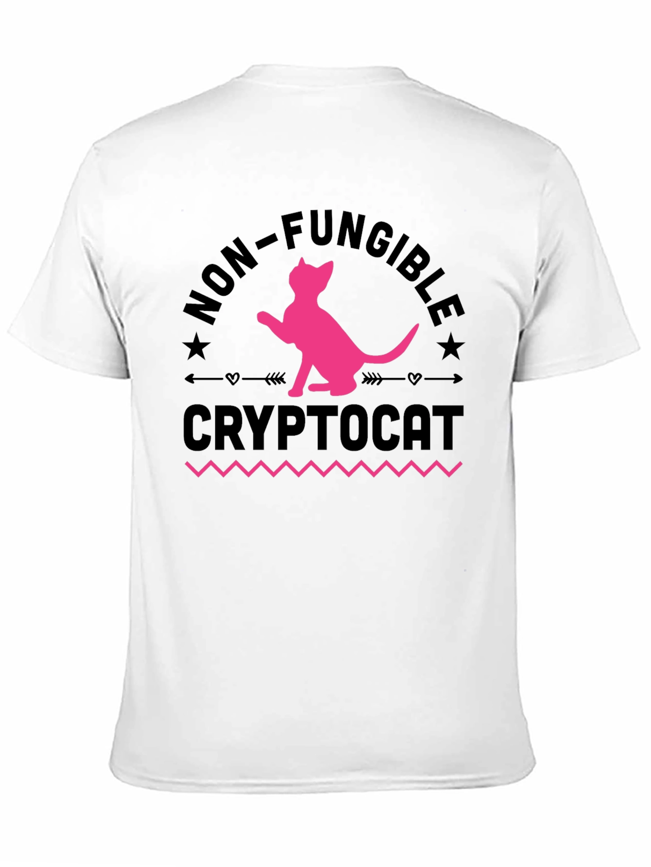 CryptoCat NFT T-Shirt - Non-Fungible Cat Design