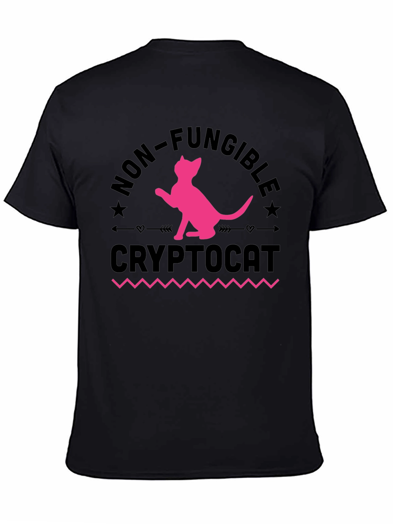 CryptoCat NFT T-Shirt - Non-Fungible Cat Design