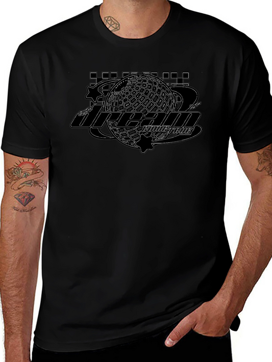 Dream Come True Graphic Black T-Shirt