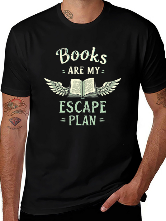 Books Are My Escape Plan Graphic T-Shirt