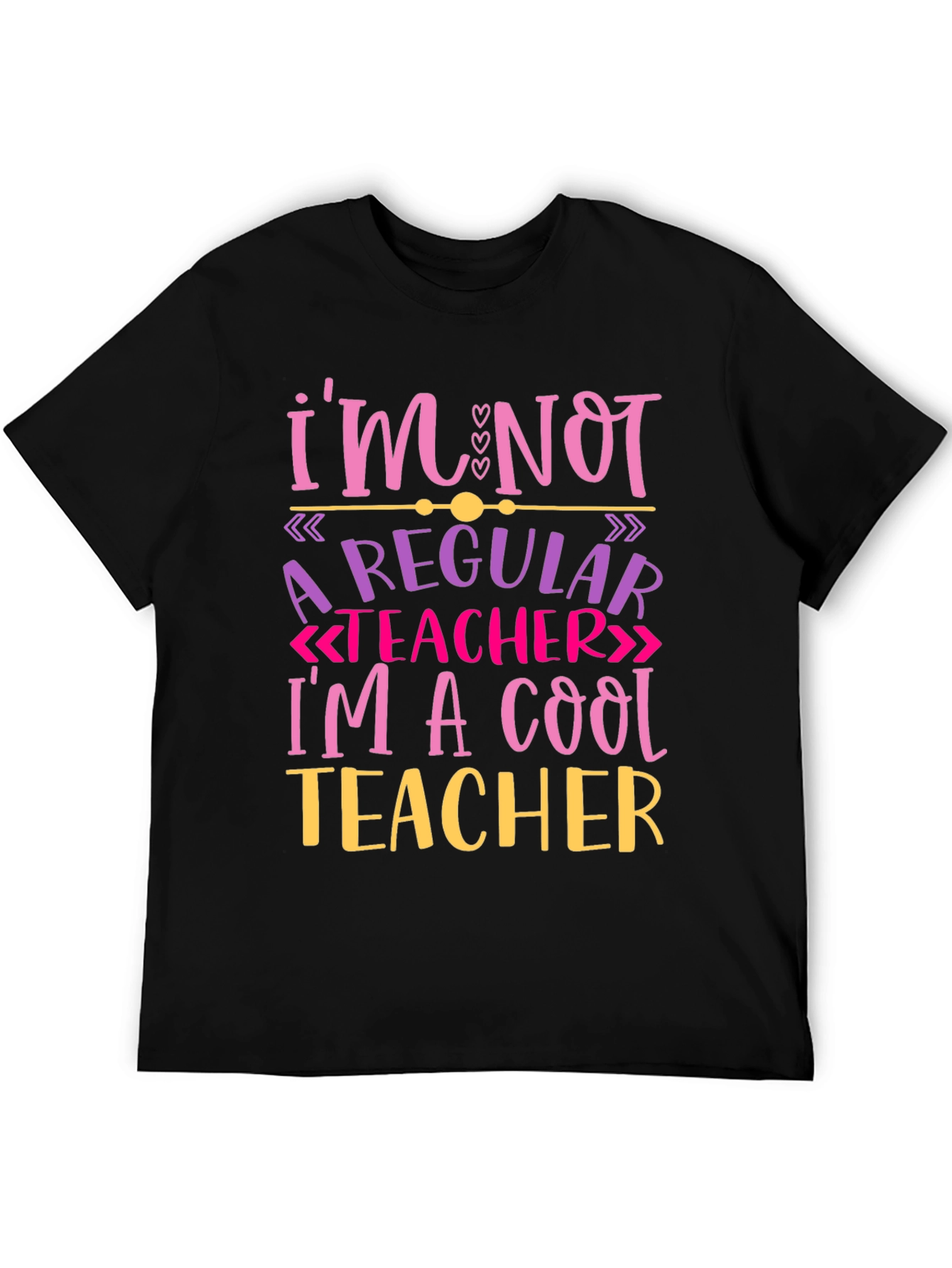 Cool Teacher Graphic Tee - Novelty T-Shirt