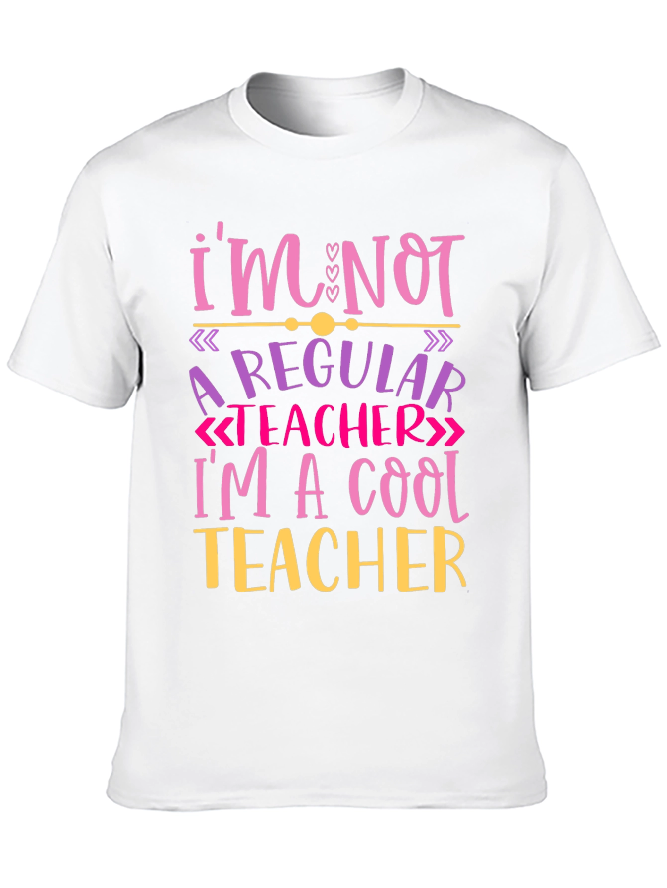 Cool Teacher Graphic Tee - Novelty T-Shirt