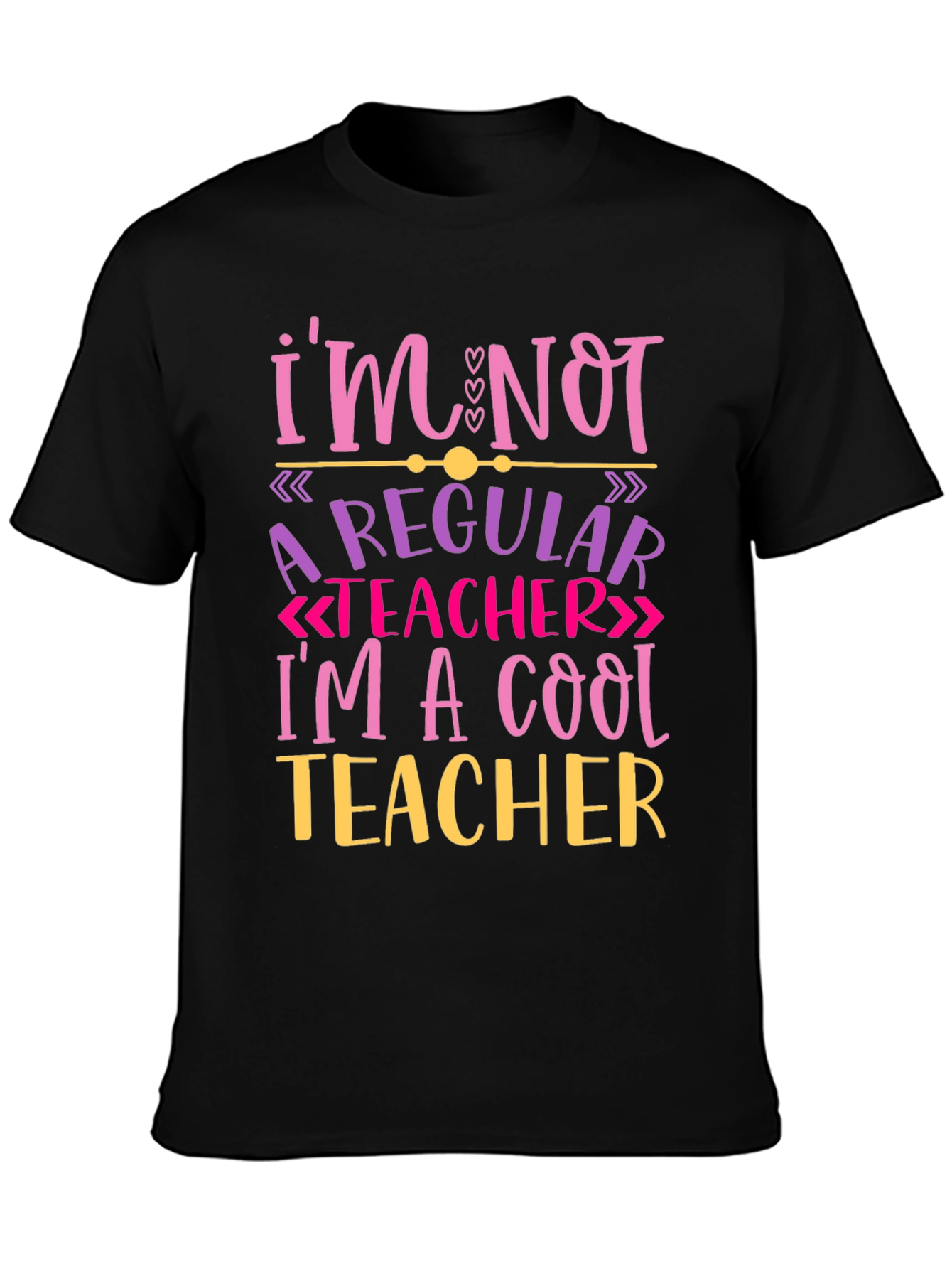 Cool Teacher Graphic Tee - Novelty T-Shirt