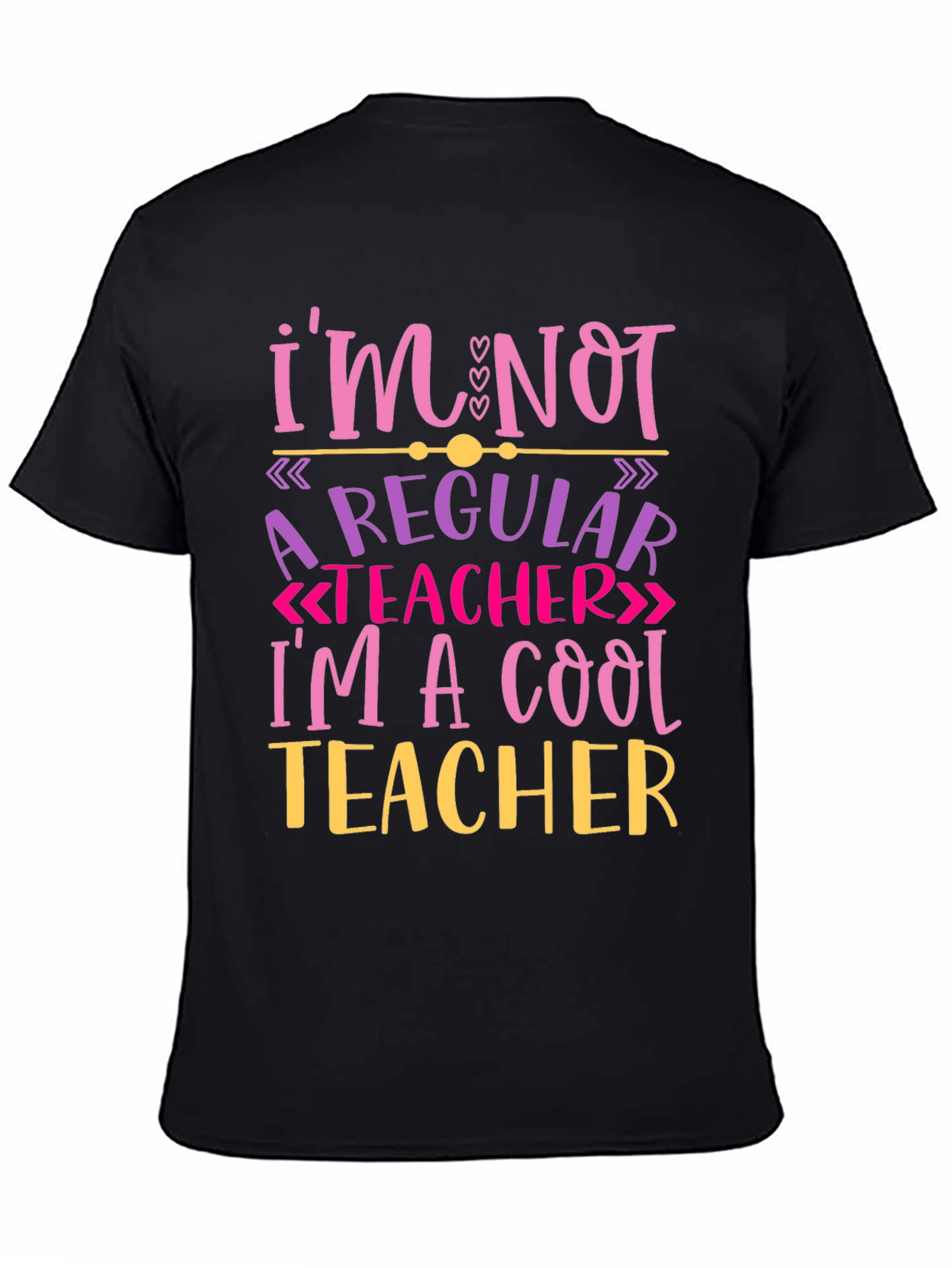 Cool Teacher Graphic Tee - Novelty T-Shirt