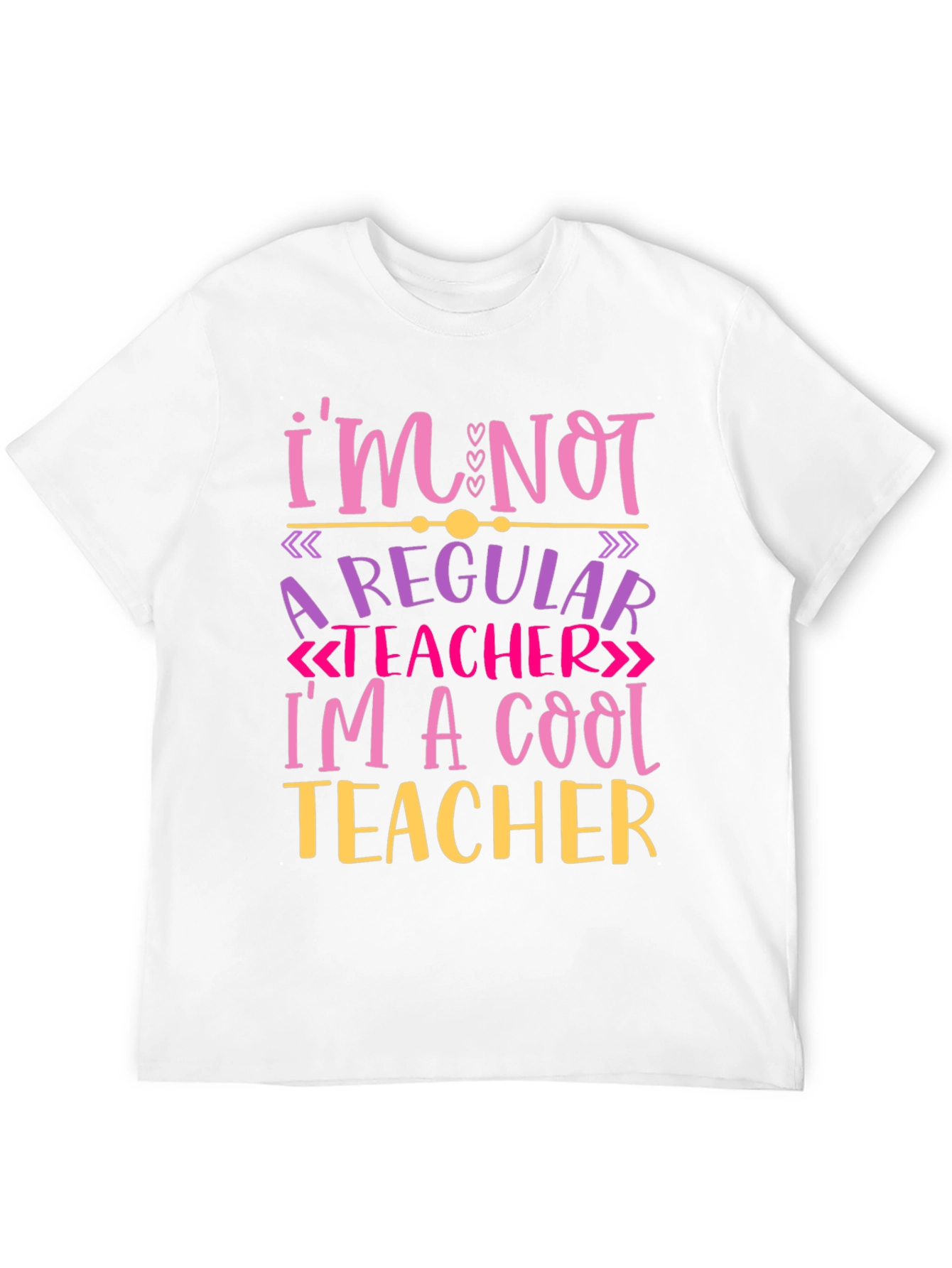 Cool Teacher Graphic Tee - Novelty T-Shirt
