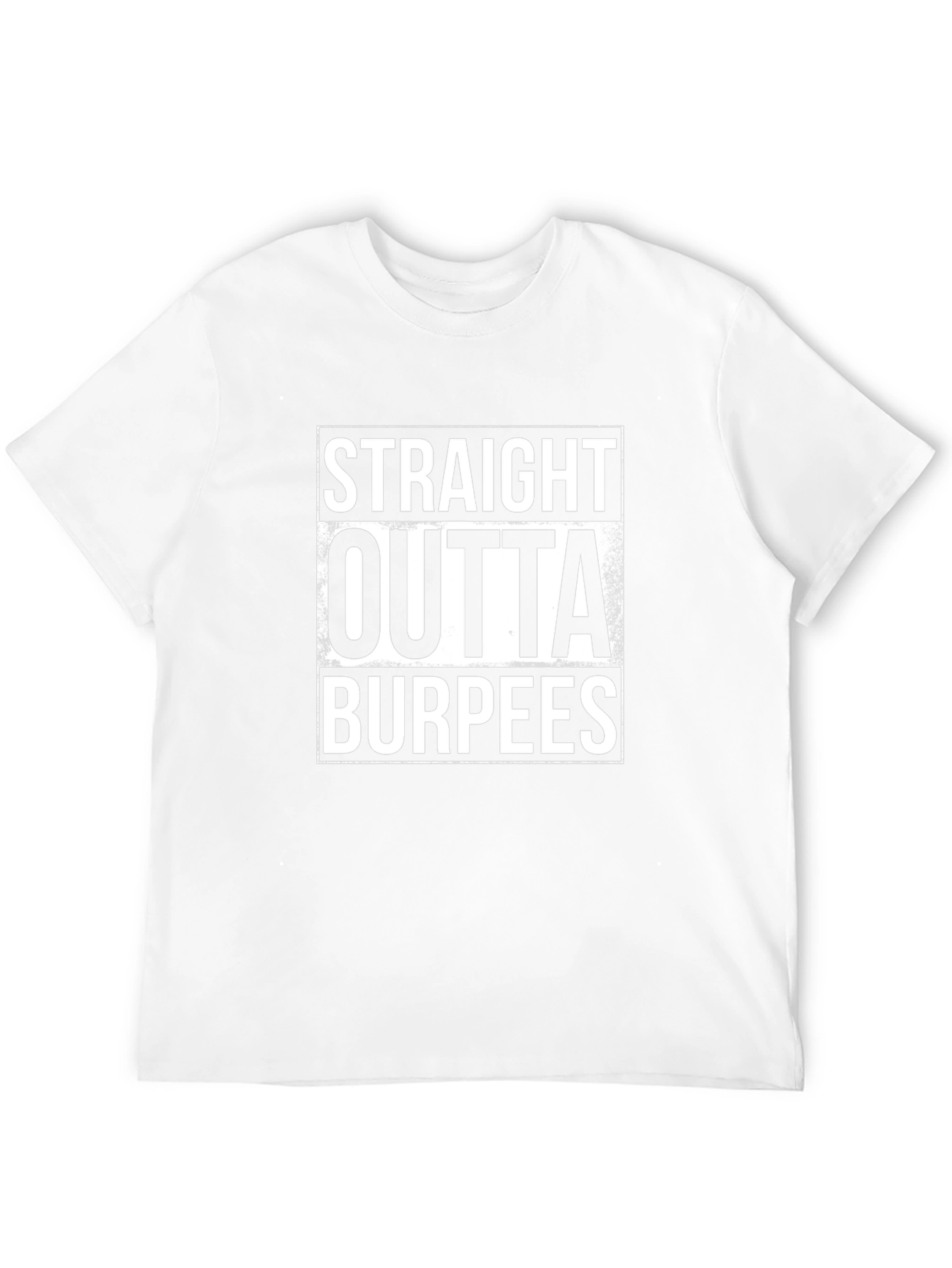 Straight Outta Burpees Black T-Shirt