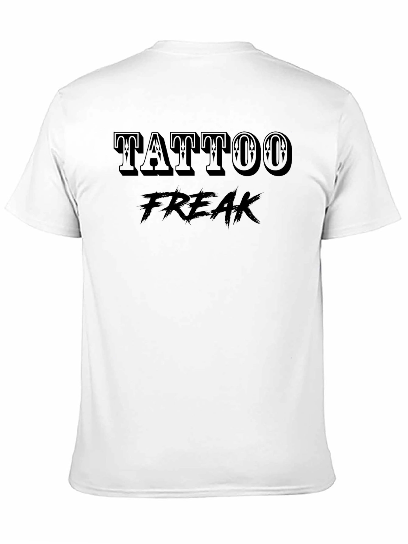 Tattoo Freak Graphic Tee - Black Cotton
