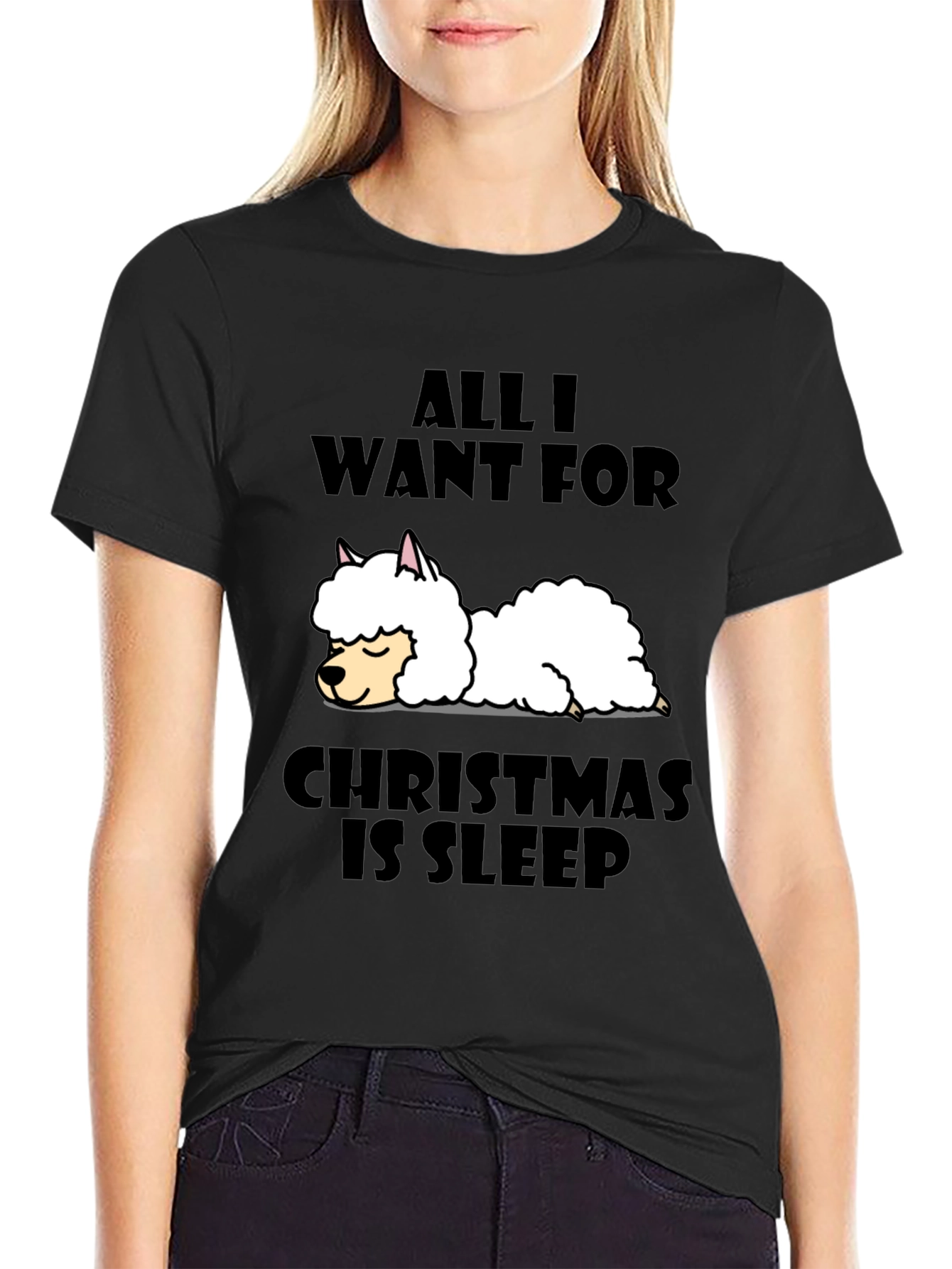 All I Want For Christmas Is Sleep T-Shirt