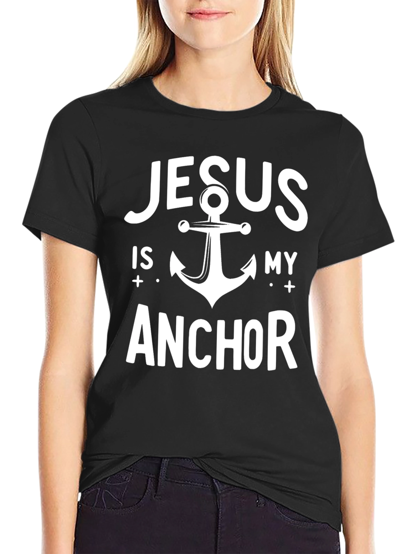 Jesus is My Anchor Graphic T-Shirt