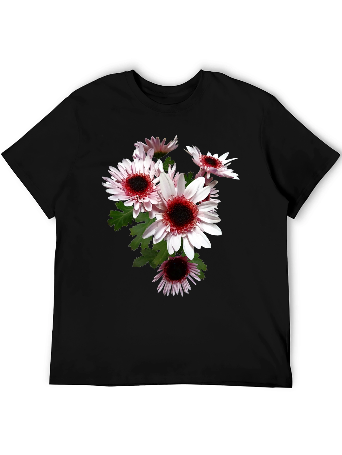Floral Graphic Tee - Black