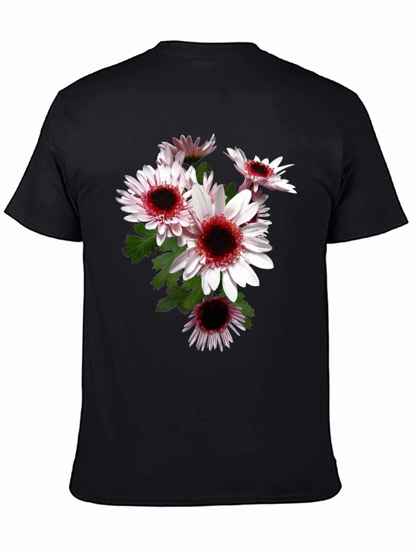 Floral Graphic Tee - Black