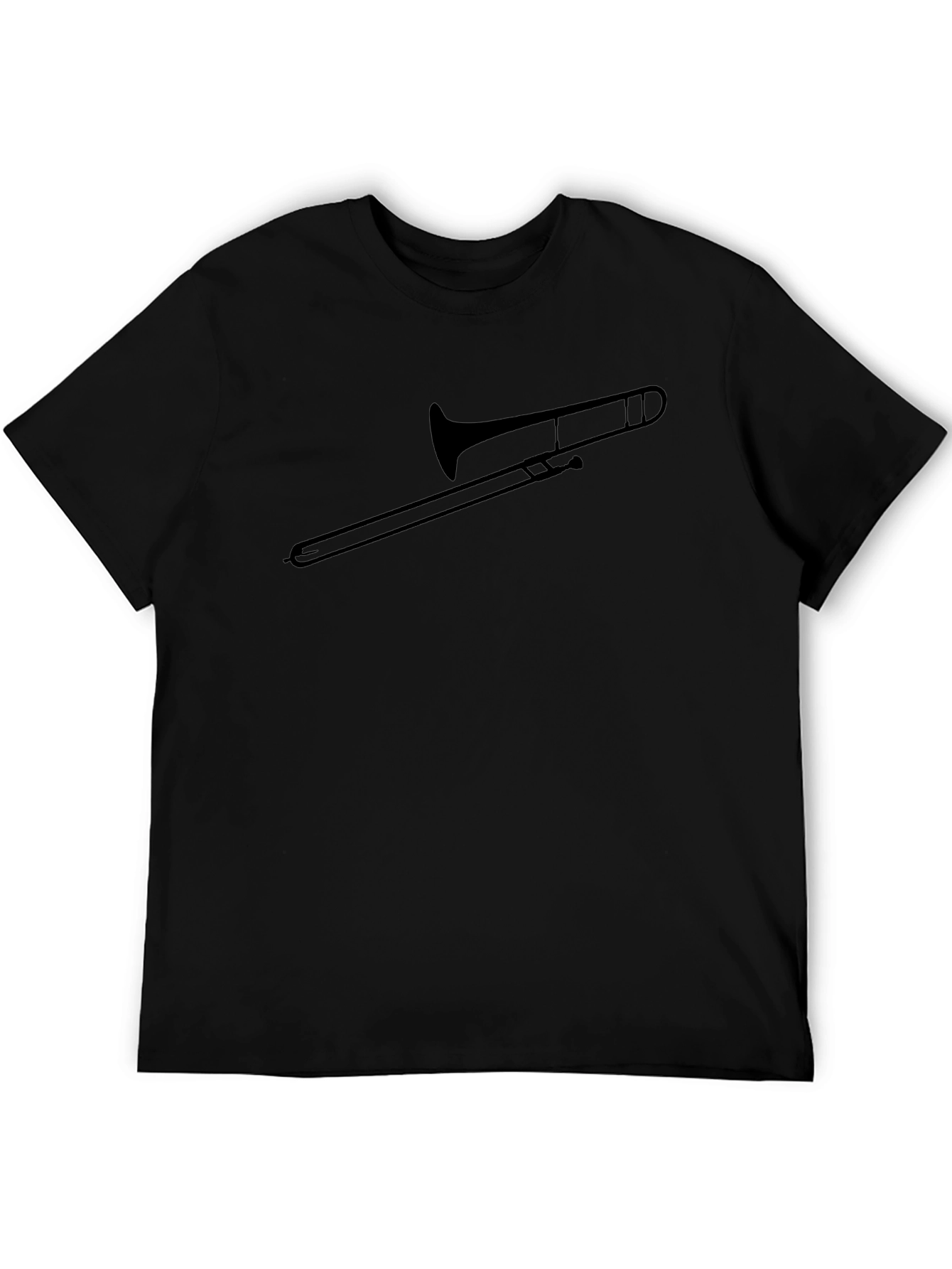 Trombone Graphic Black T-Shirt