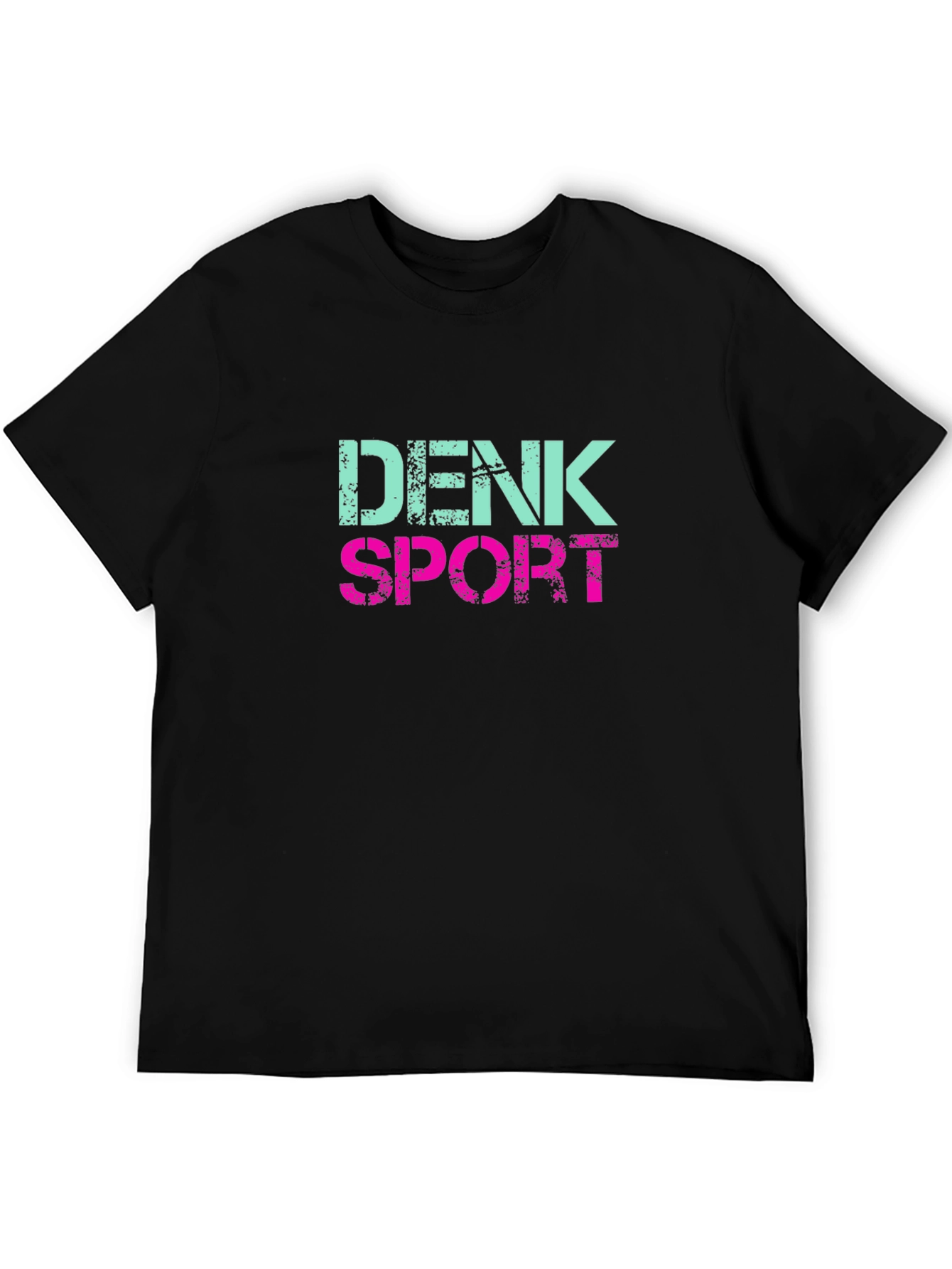 Denksport Graphic Tee - Black Casual T-Shirt
