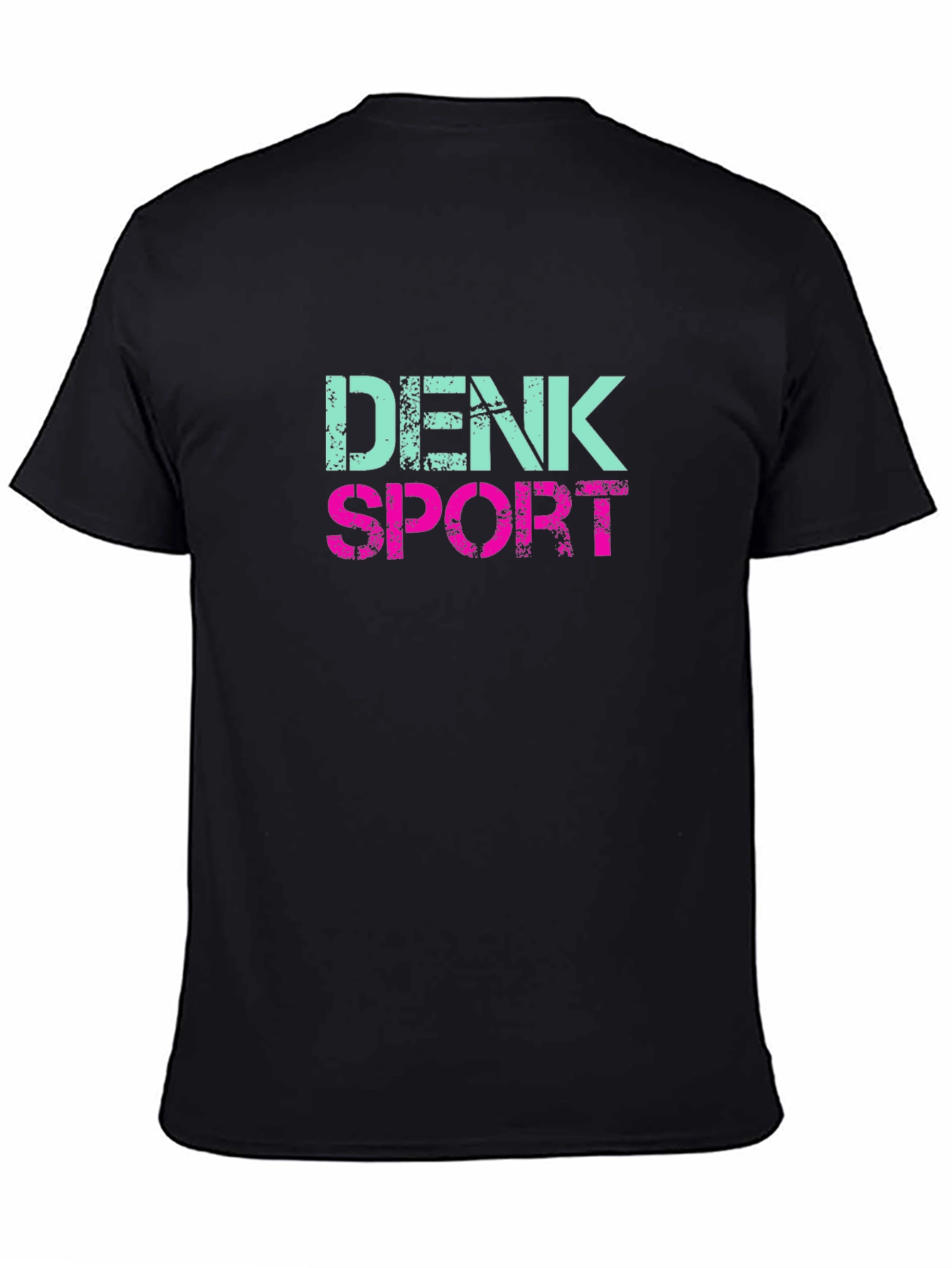 Denksport Graphic Tee - Black Casual T-Shirt