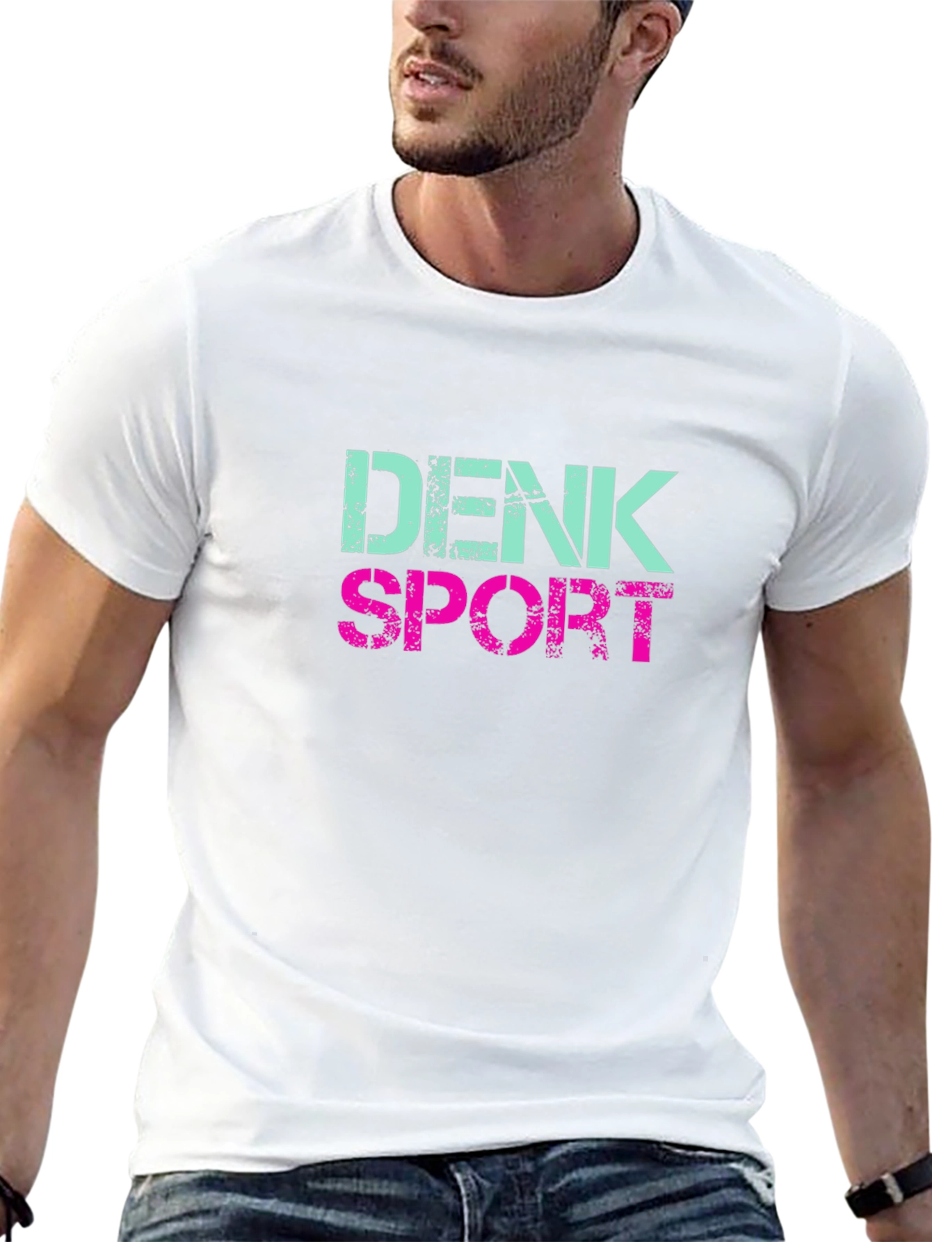 Denksport Graphic Tee - Black Casual T-Shirt