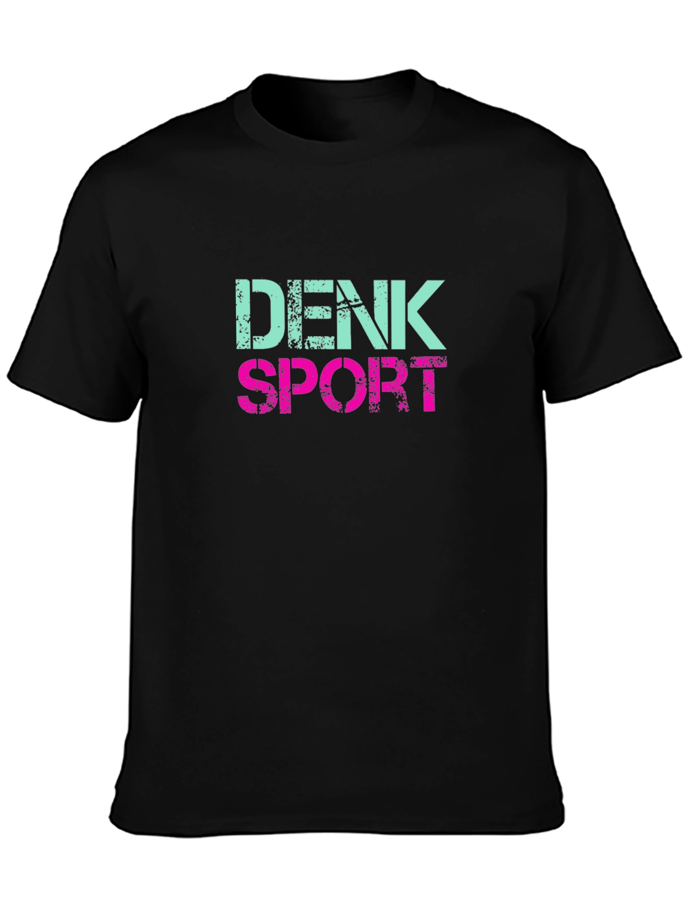 Denksport Graphic Tee - Black Casual T-Shirt