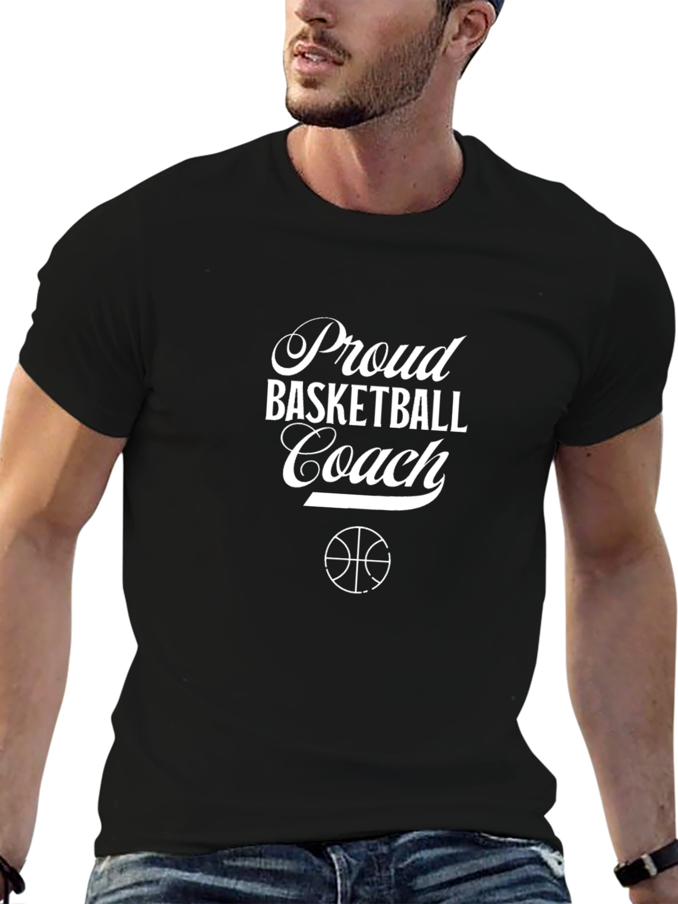 Proud Basketball Coach Graphic Tee