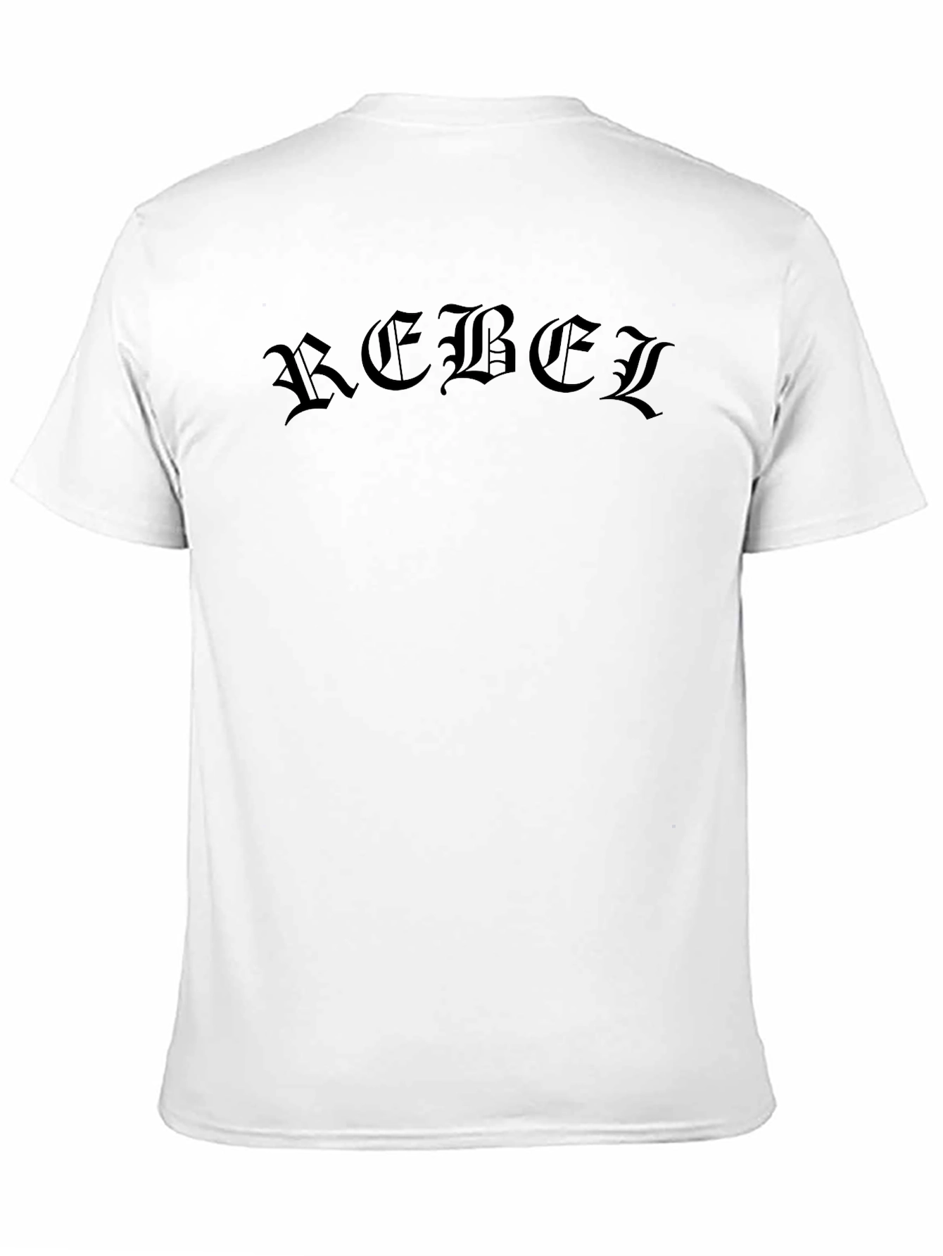 Rebel Graphic T-Shirt - Classic Black Tee