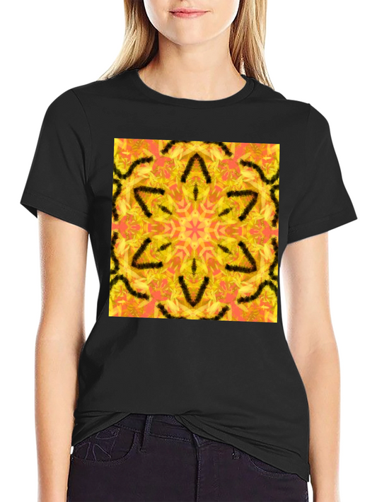 Kaleidoscope Graphic Black Tee
