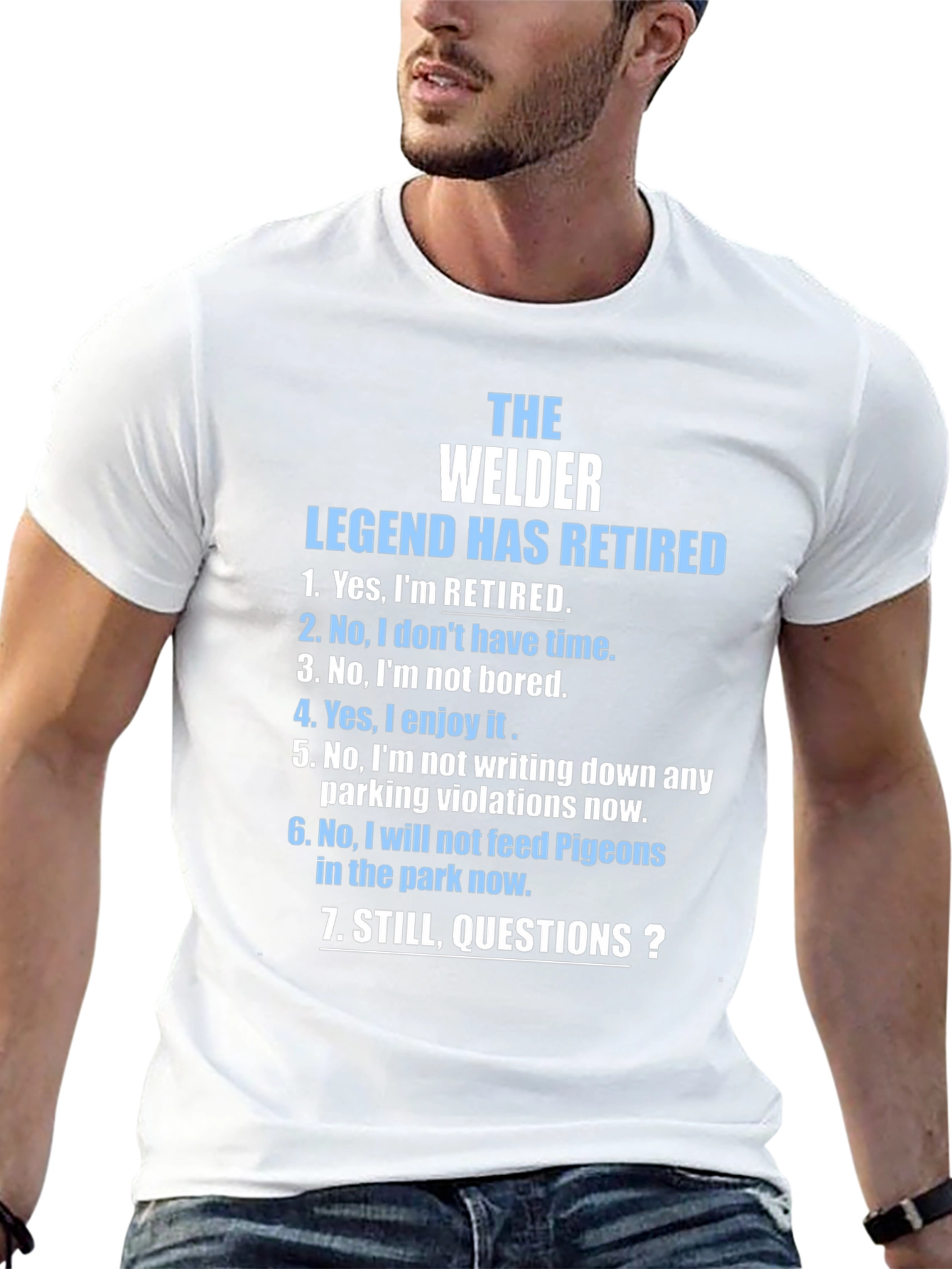 Retired Welder Legend T-Shirt - Funny Retirement Gift